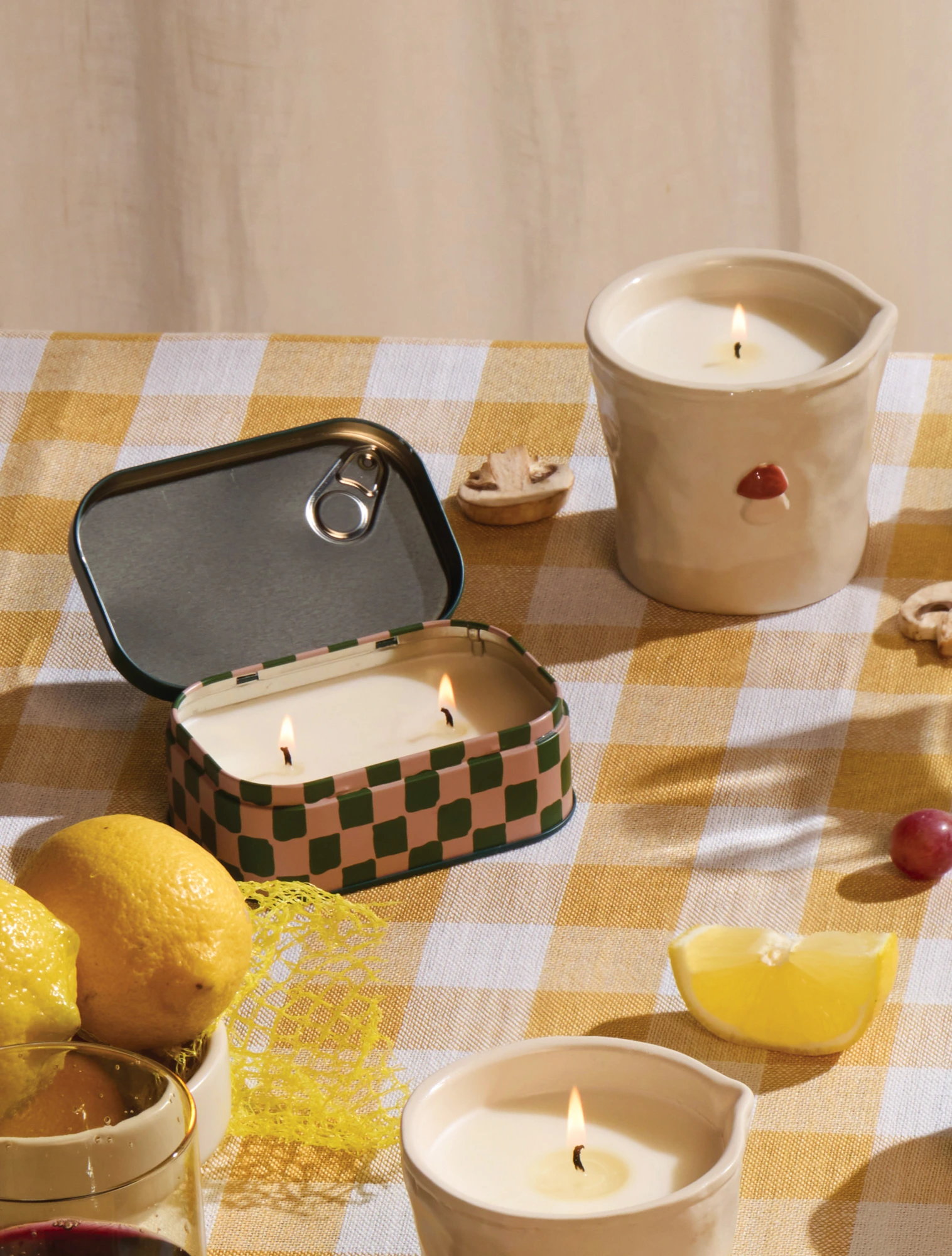 Ароматическая свеча Bistro Wild Mushroom, 11,5x4 см