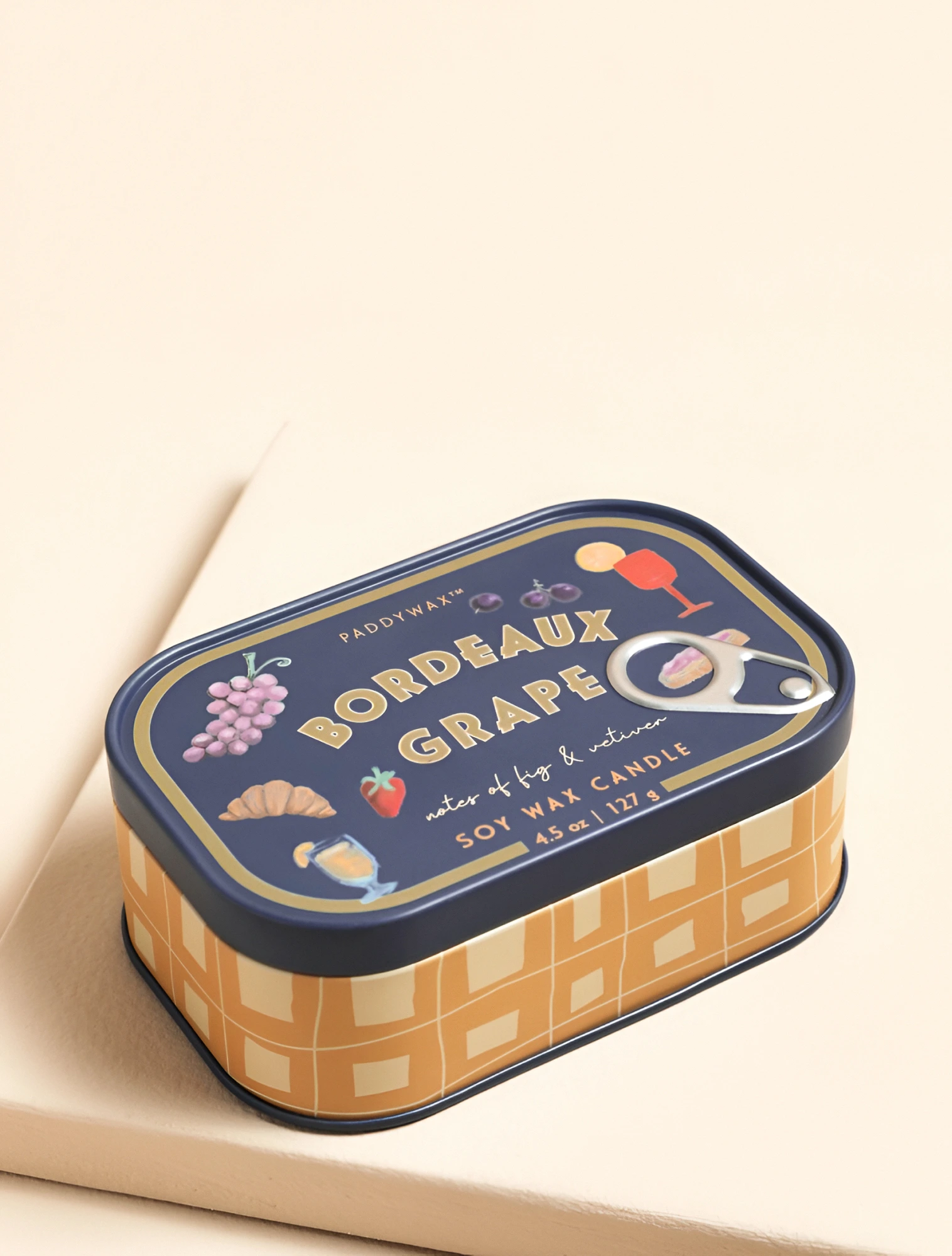 Ароматическая свеча Bistro Bordeaux Grape, 11,5x4 см
