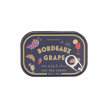 Ароматическая свеча Bistro Bordeaux Grape, 11,5x4 см