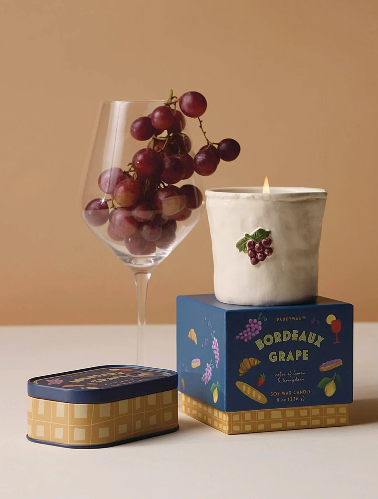 Ароматическая свеча Bistro Bordeaux Grape, 11,5x4 см от Paddywax