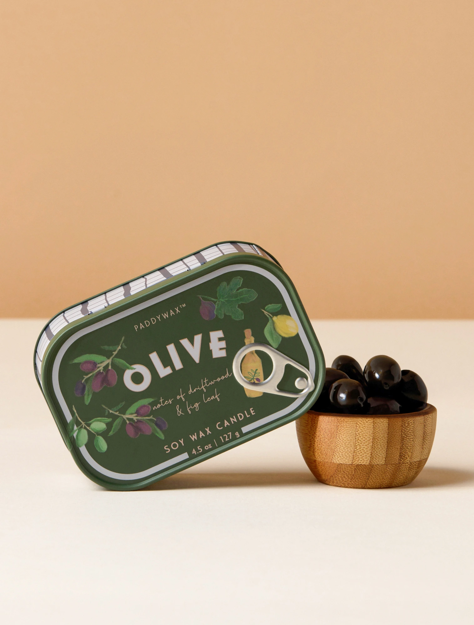 Ароматическая свеча Bistro Olive, 11,5x4 см