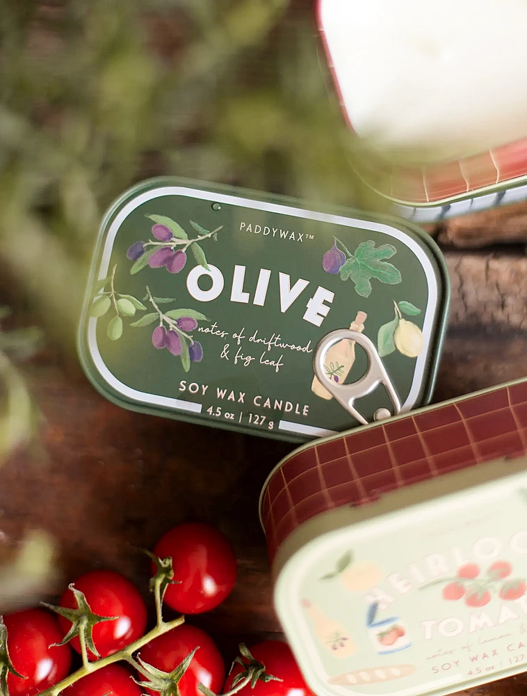 Ароматическая свеча Bistro Olive, 11,5x4 см от Paddywax