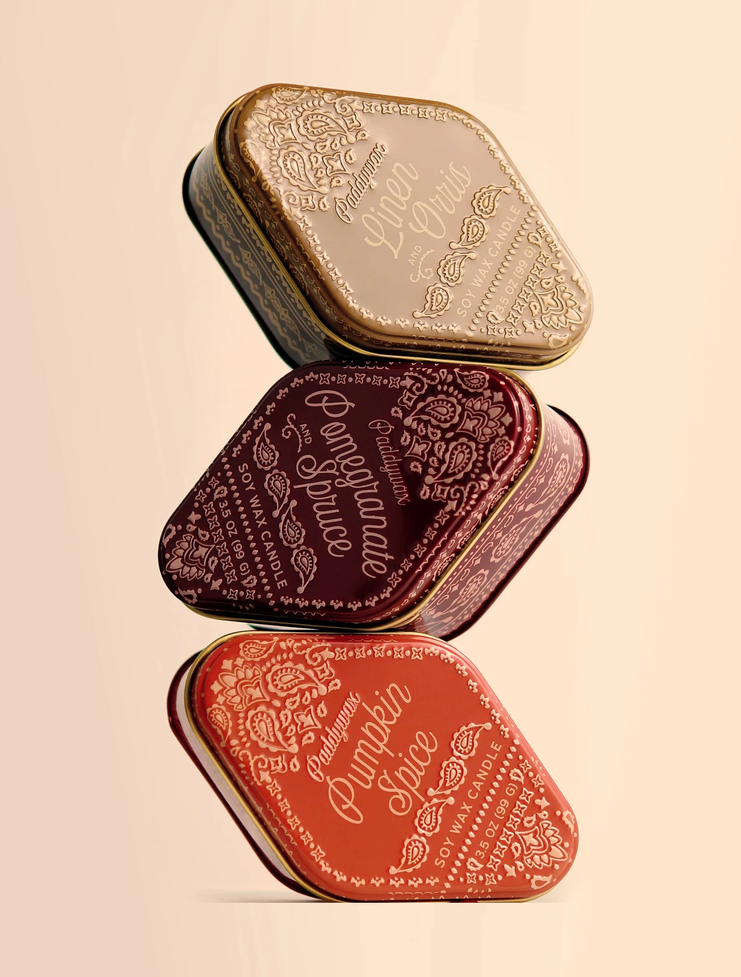 Ароматическая свеча Station Pomegranate & Spruce, 11x5 см