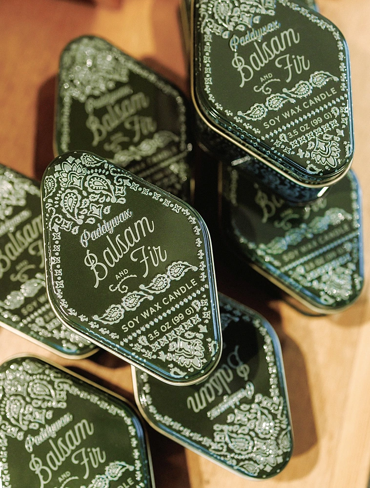 Ароматическая свеча Station Balsam & Fir, 11x5 см от Paddywax