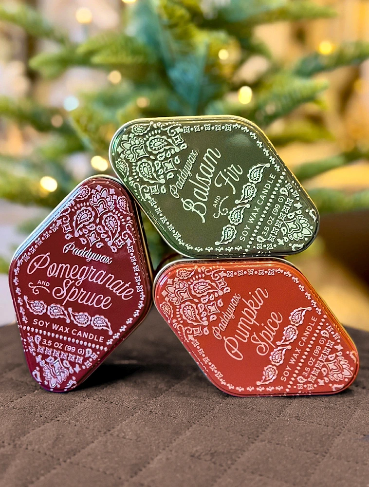 Ароматическая свеча Station Balsam & Fir, 11x5 см от Paddywax