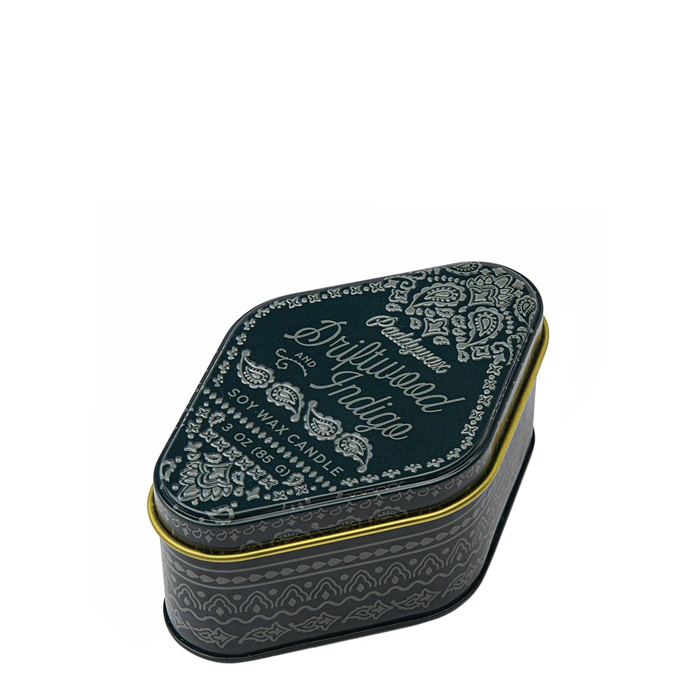 Ароматическая свеча Station Driftwood Indigo, 11x5 см от Paddywax