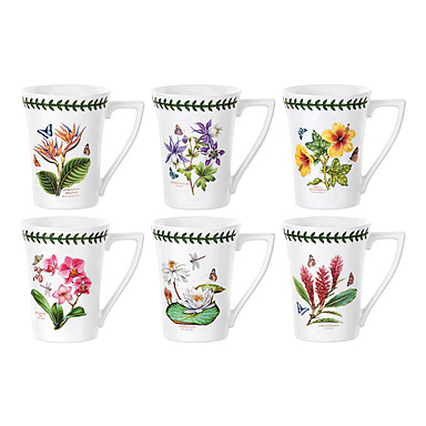 Набор из 6 кружек Botanic Garden Exotic, 300 мл