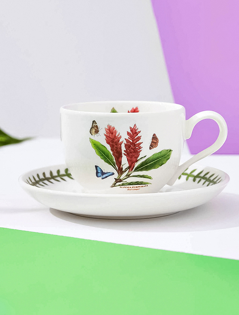 Набор из 6 чайных пар Botanic Garden Exotic, 200 мл от Portmeirion