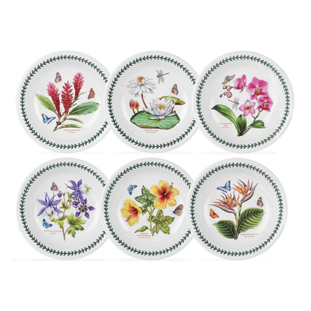 Набор из 6 суповых тарелок Botanic Garden Exotic, 22 см от Portmeirion