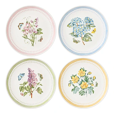 Набор из 4 обеденных тарелок Botanic Garden Sketchbook, 27 см