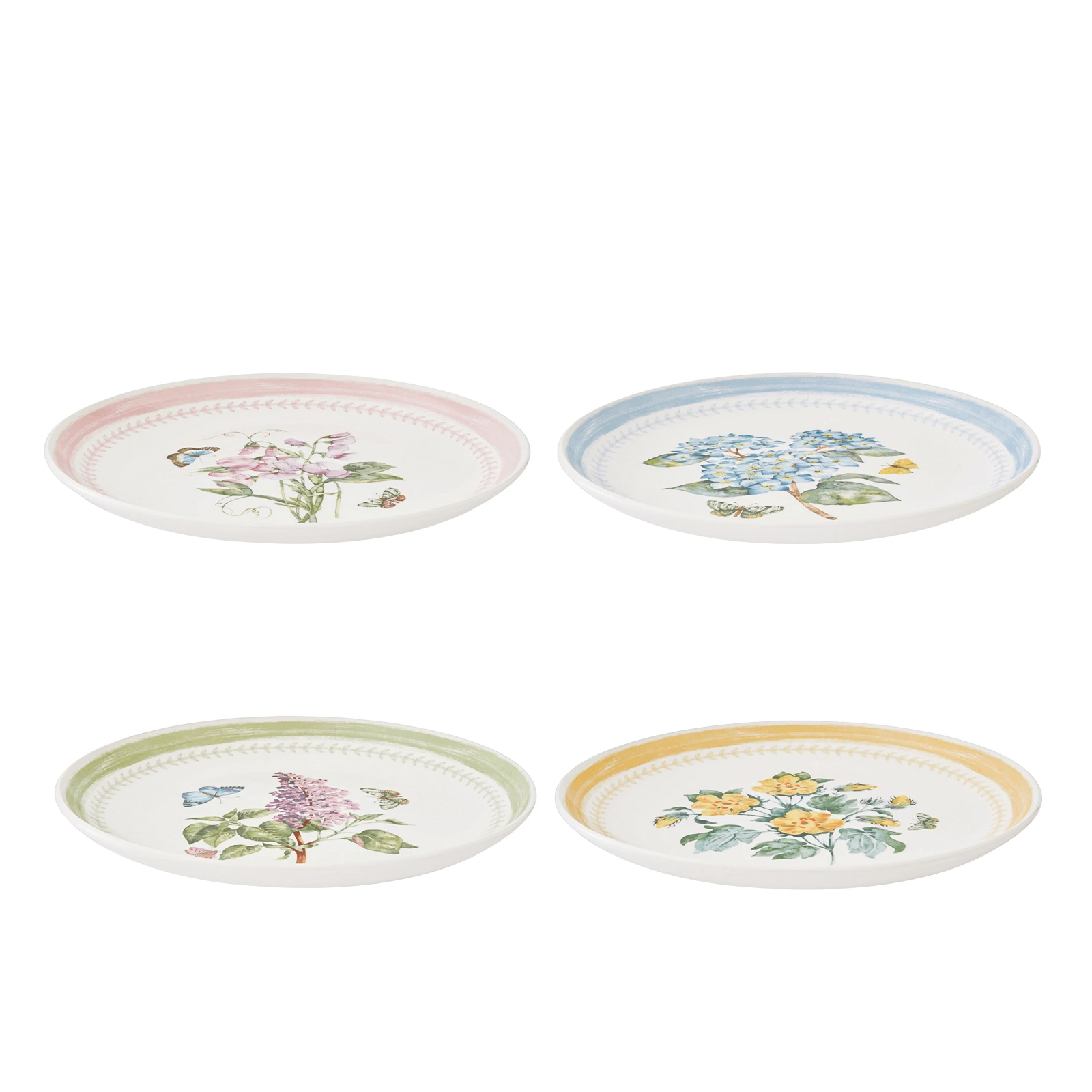 Набор из 4 обеденных тарелок Botanic Garden Sketchbook, 27 см