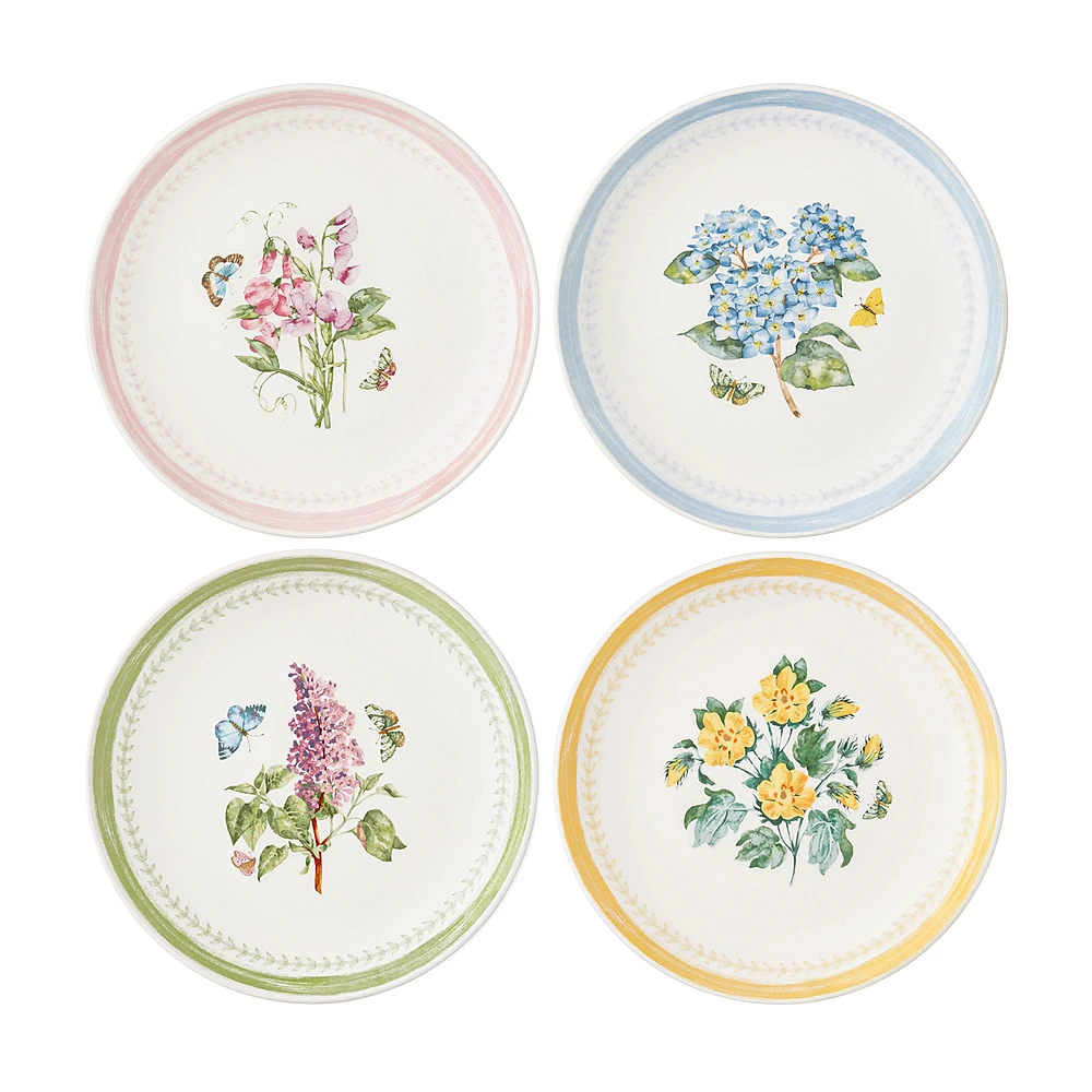 Набор из 4 закусочных тарелок Botanic Garden Sketchbook, 22 см от Portmeirion