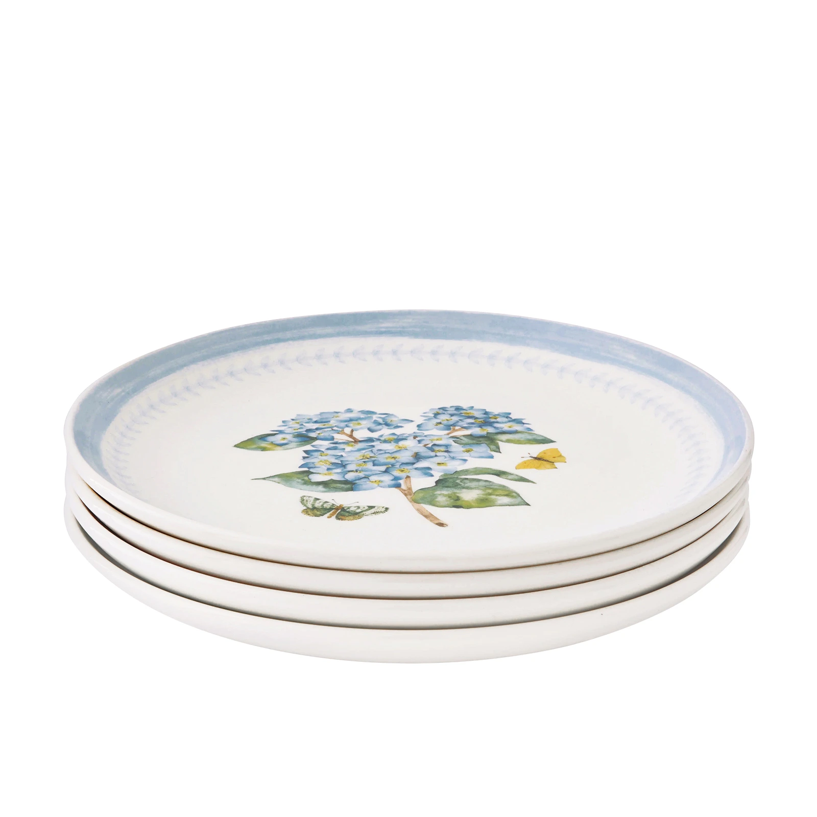 Набор из 4 закусочных тарелок Botanic Garden Sketchbook, 22 см