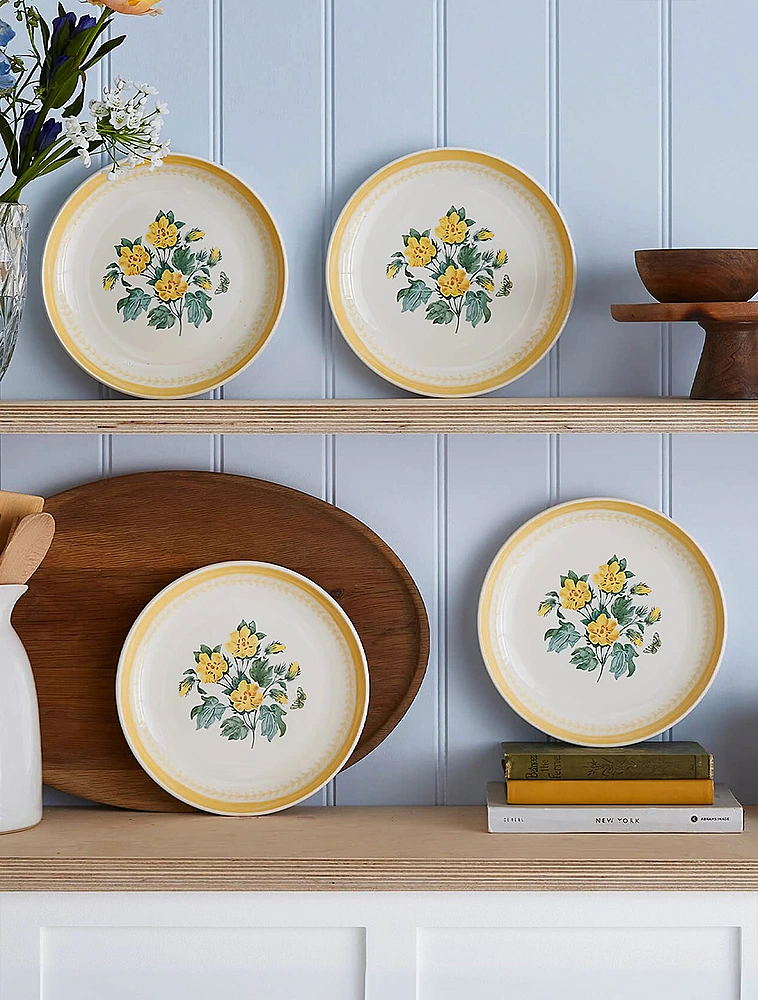 Набор из 4 закусочных тарелок Botanic Garden Sketchbook, 22 см от Portmeirion