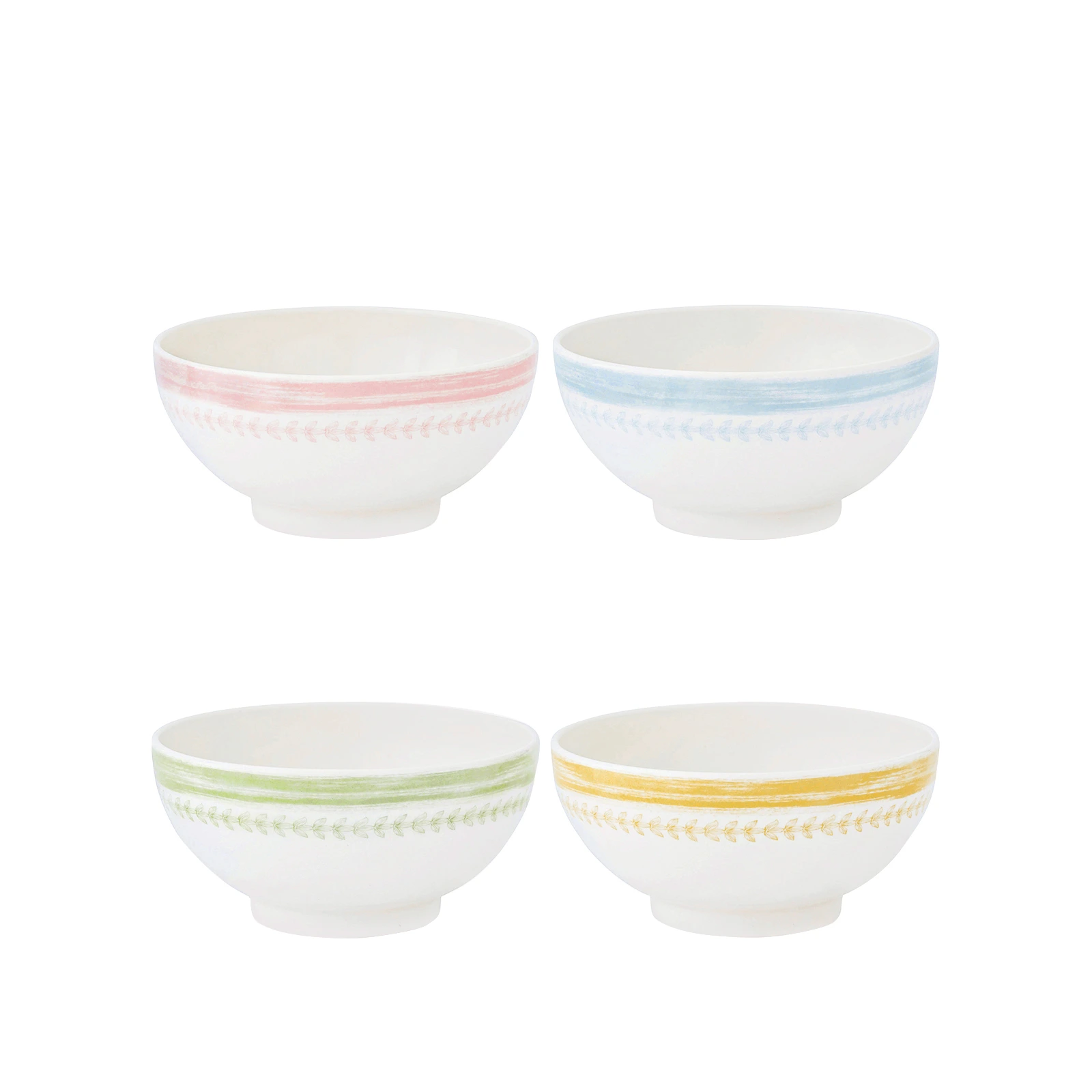 Набор из 4 пиал Botanic Garden Sketchbook, 15 см