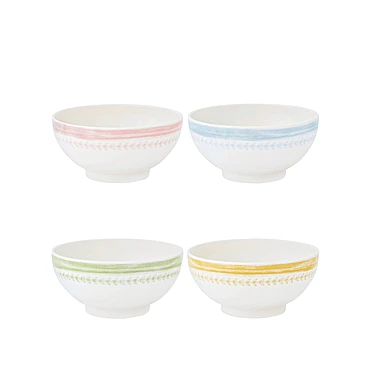 Набор из 4 пиал Botanic Garden Sketchbook, 15 см