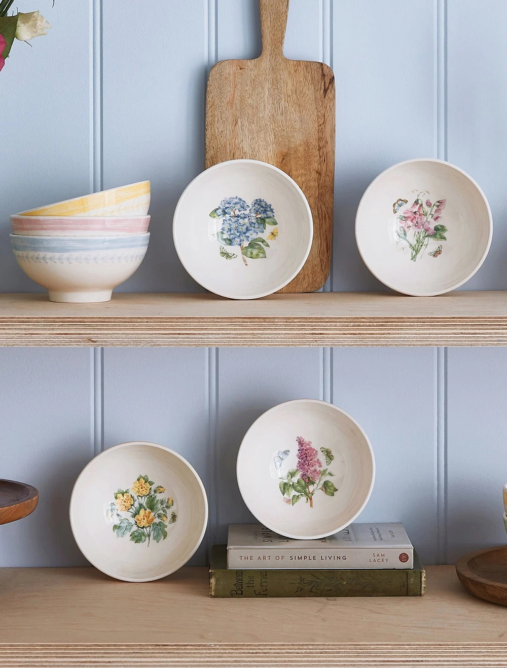 Набор из 4 пиал Botanic Garden Sketchbook, 15 см