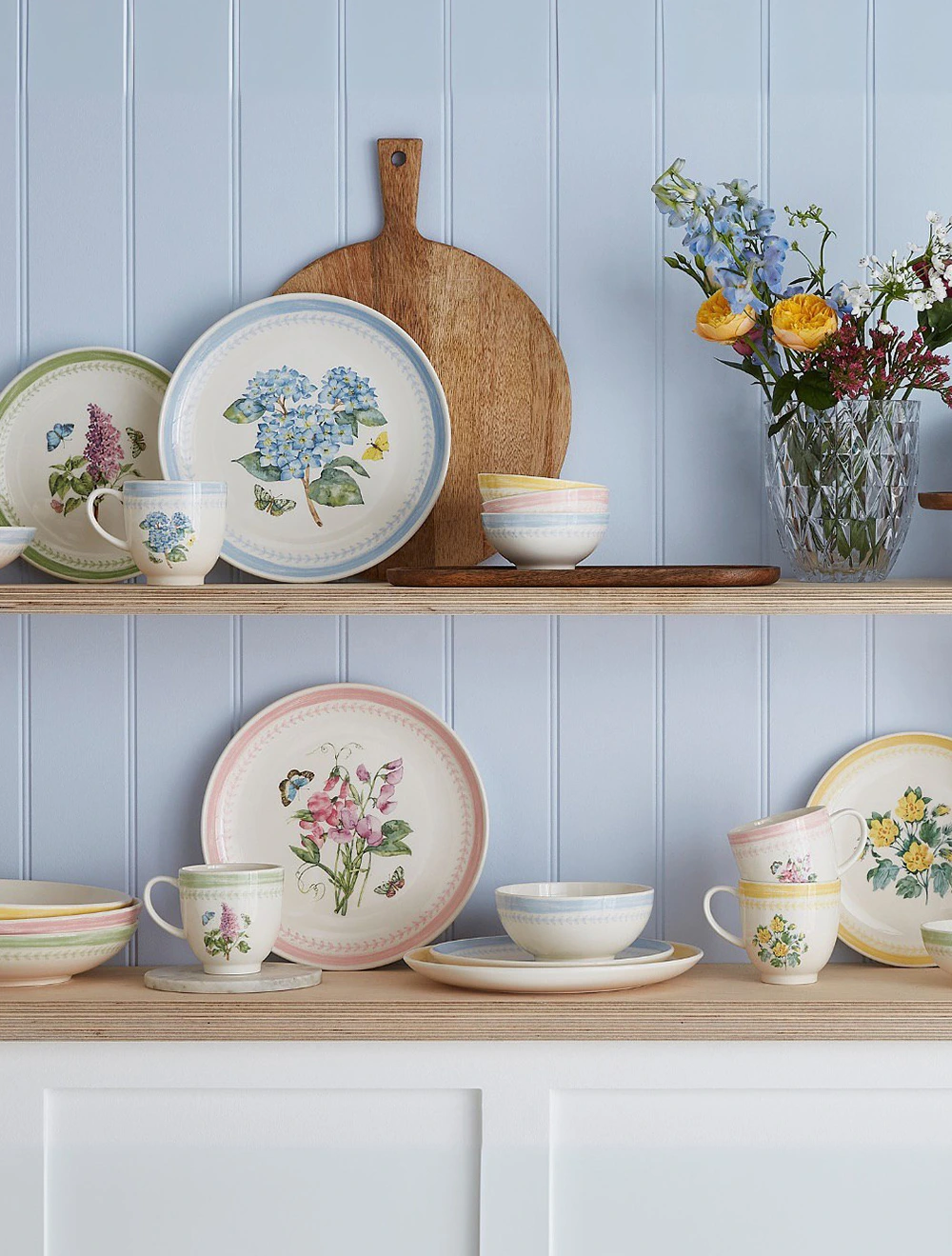 Набор из 4 пиал Botanic Garden Sketchbook, 15 см