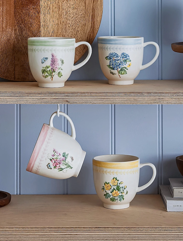 Набор из 4 кружек Botanic Garden Sketchbook, 400 мл от Portmeirion