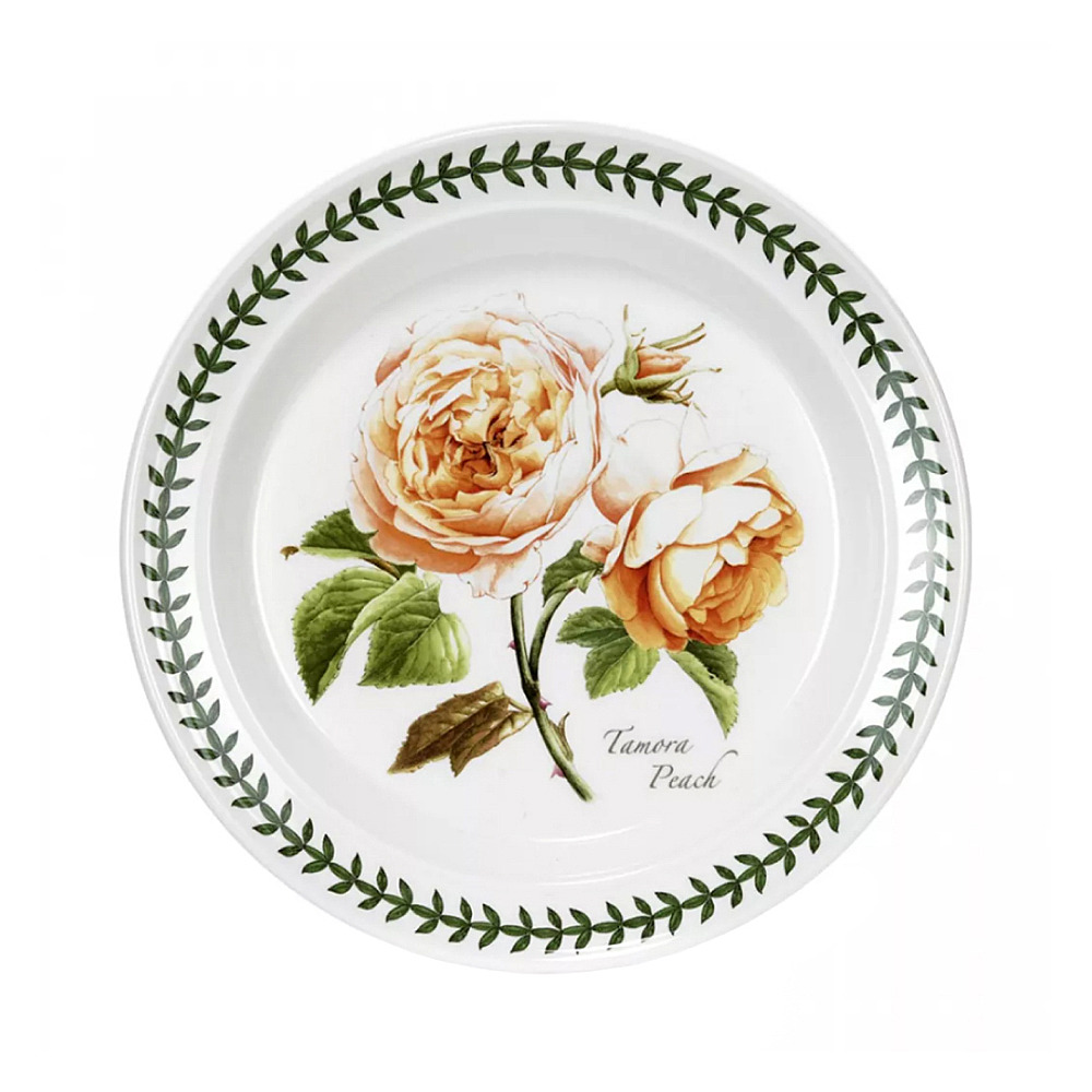 Набор из 6 закусочных тарелок Botanic Garden Roses, 21,5 см от Portmeirion