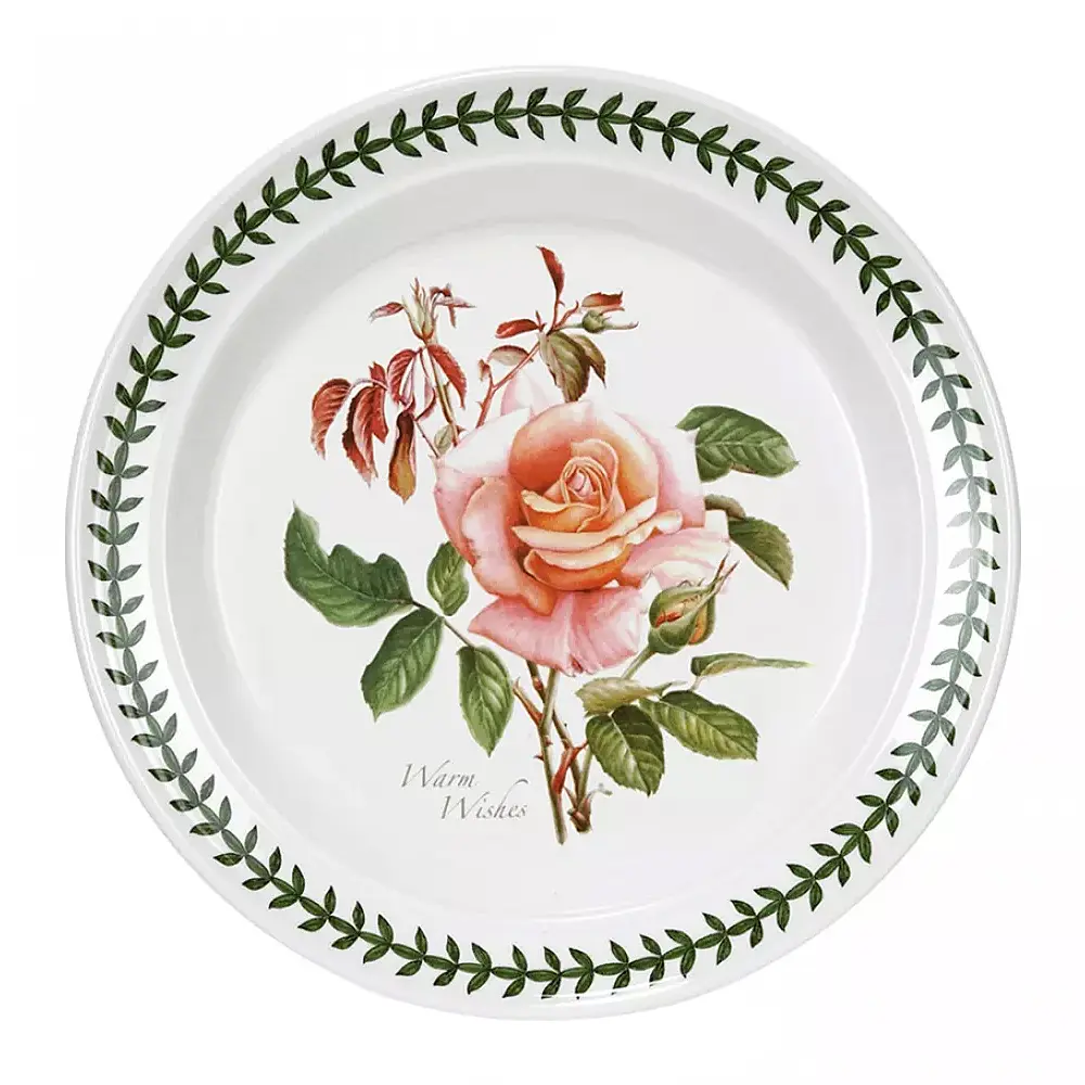 Набор из 6 обеденных тарелок Botanic Garden Roses, 26,5 см