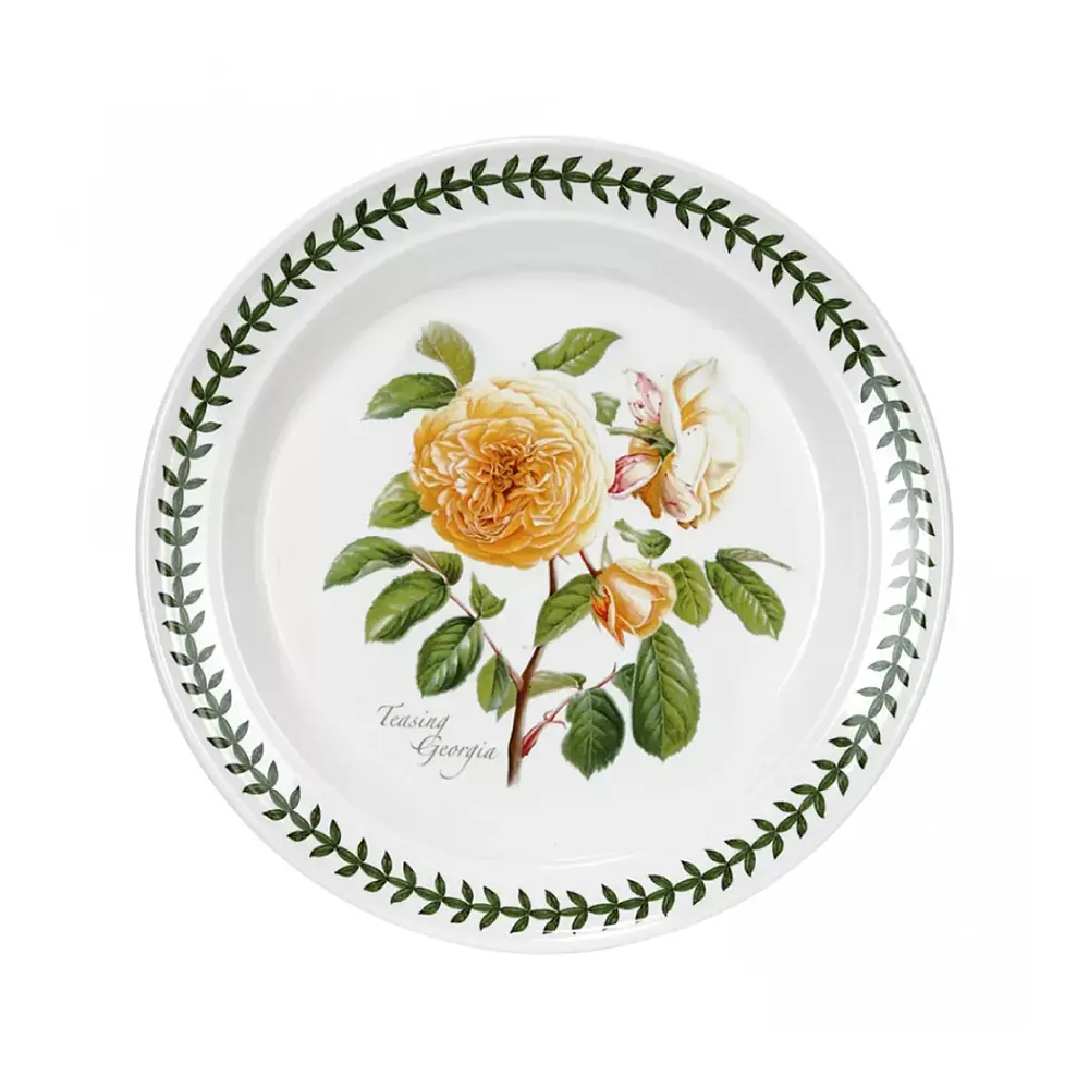 Набор из 6 пирожковых тарелок Botanic Garden Roses, 18,5 см