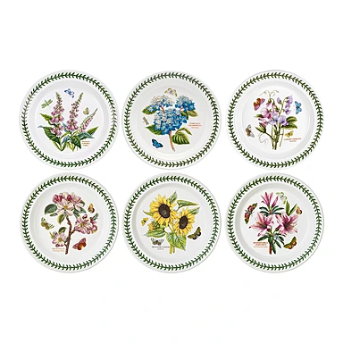 Набор из 6 обеденных тарелок Botanic Garden, 26,5 см