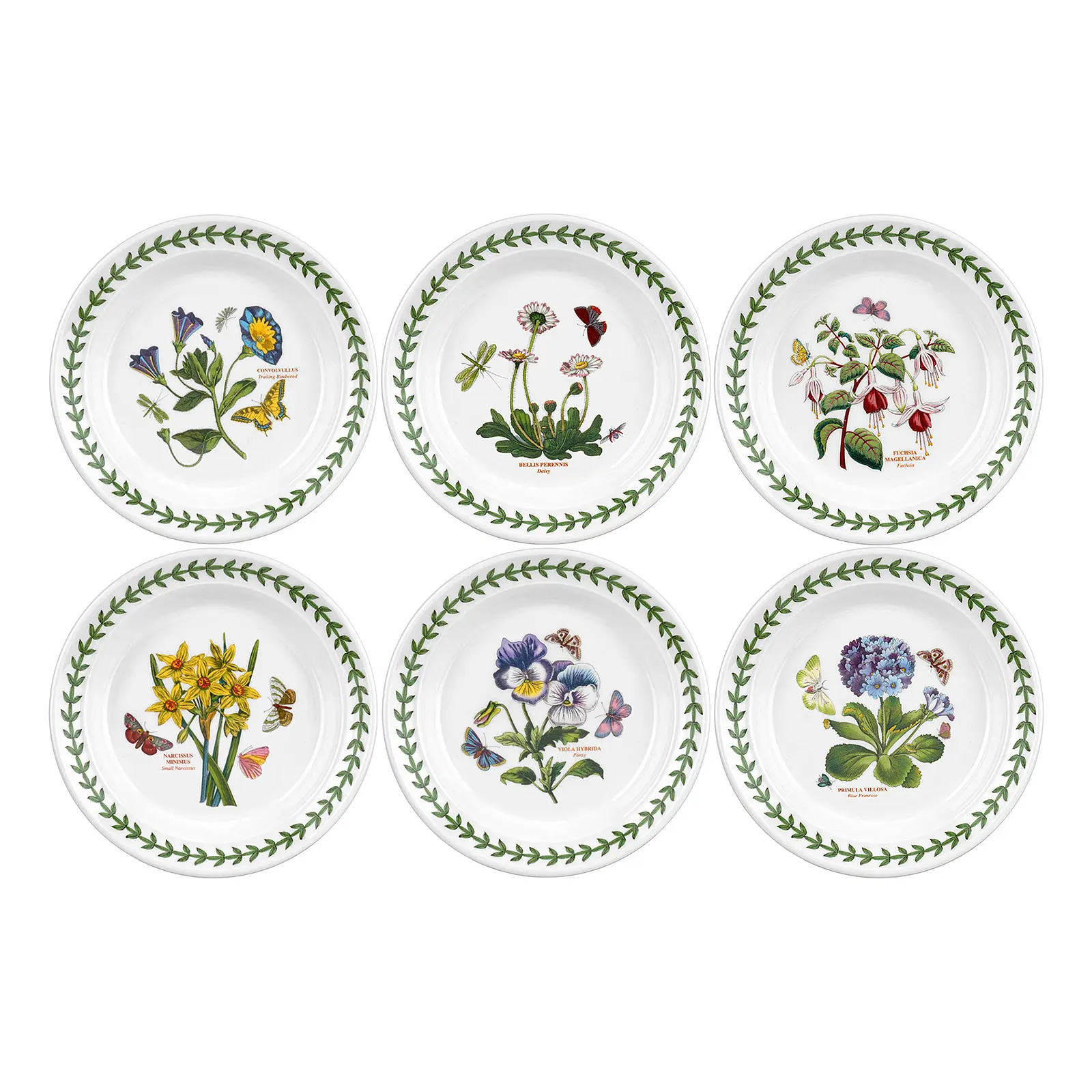 Набор из 6 пирожковых тарелок Botanic Garden, 16,5 см