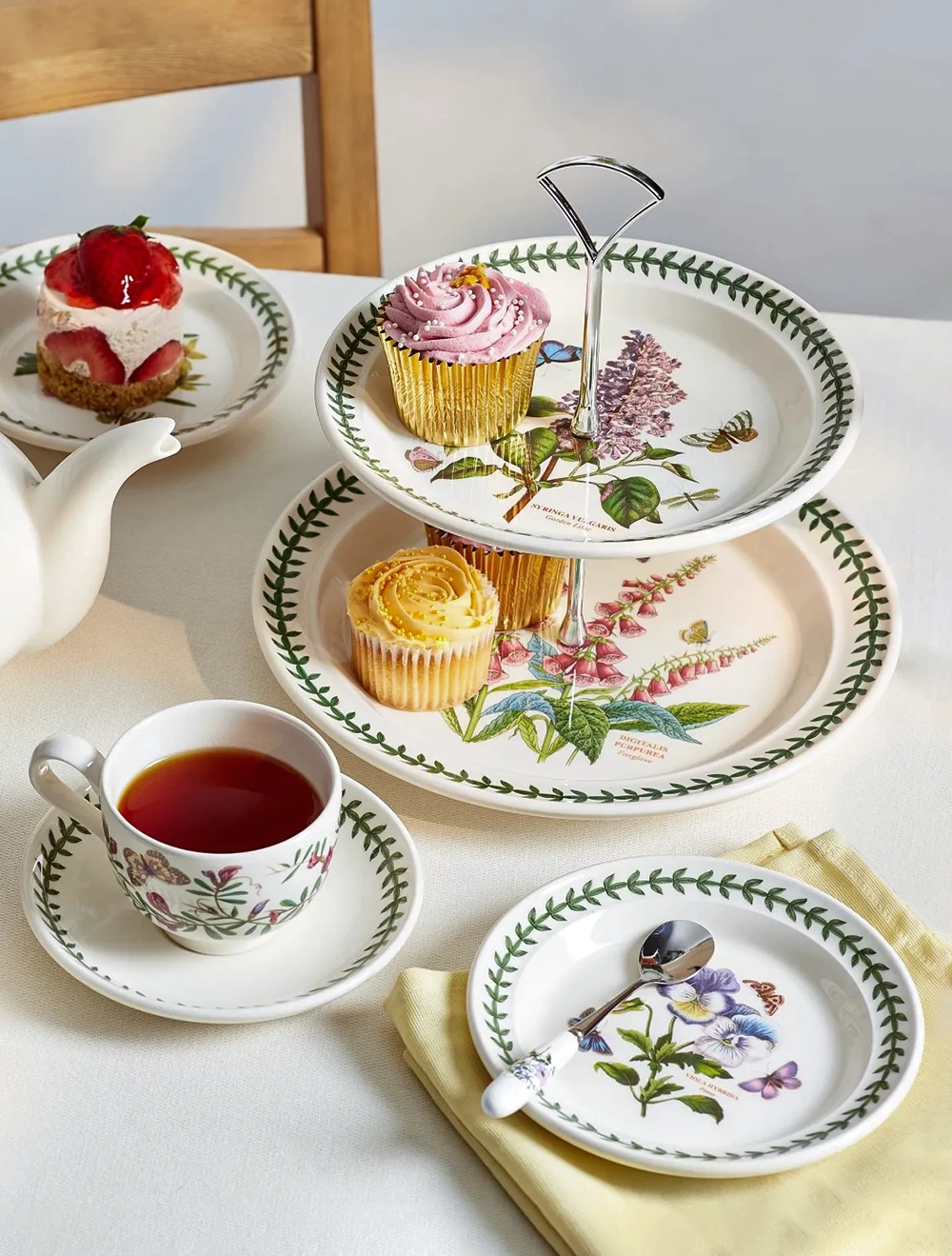 Набор из 6 пирожковых тарелок Botanic Garden, 16,5 см