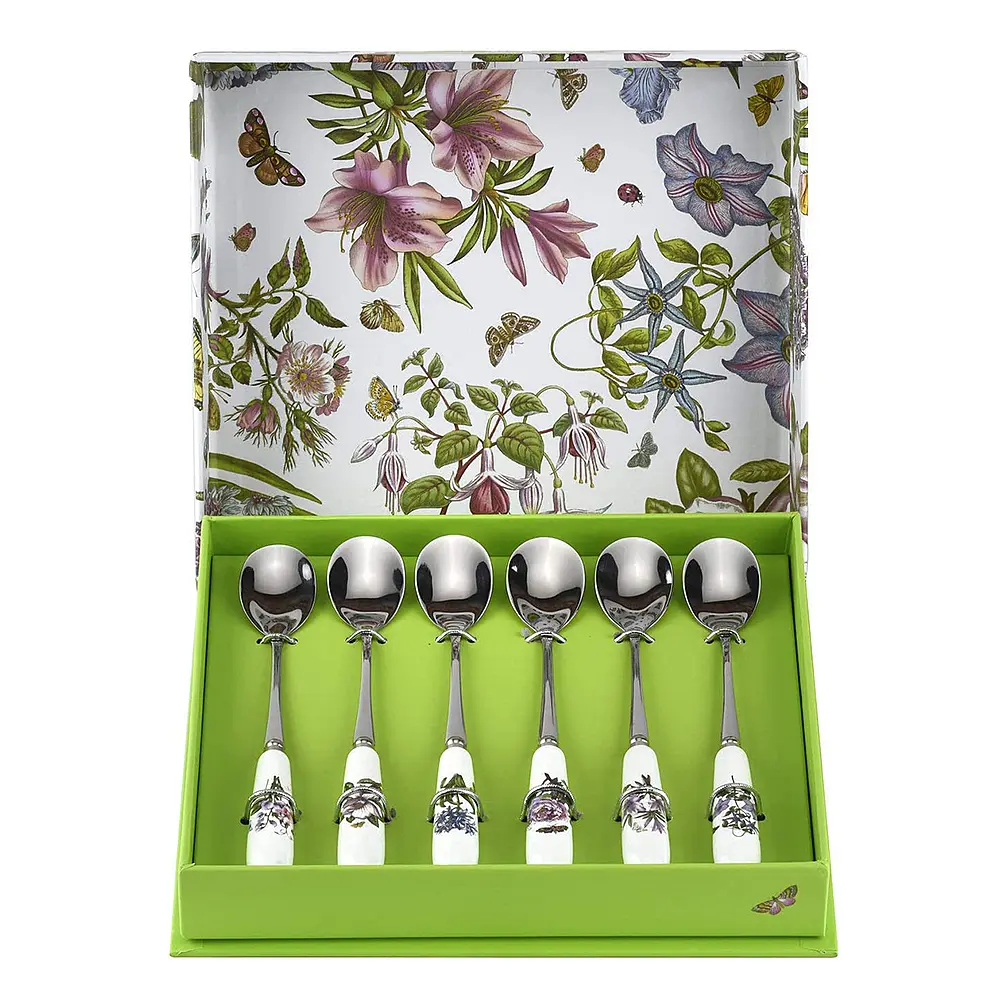 Набор из 6 чайных ложек Botanic Garden, 15 см от Portmeirion