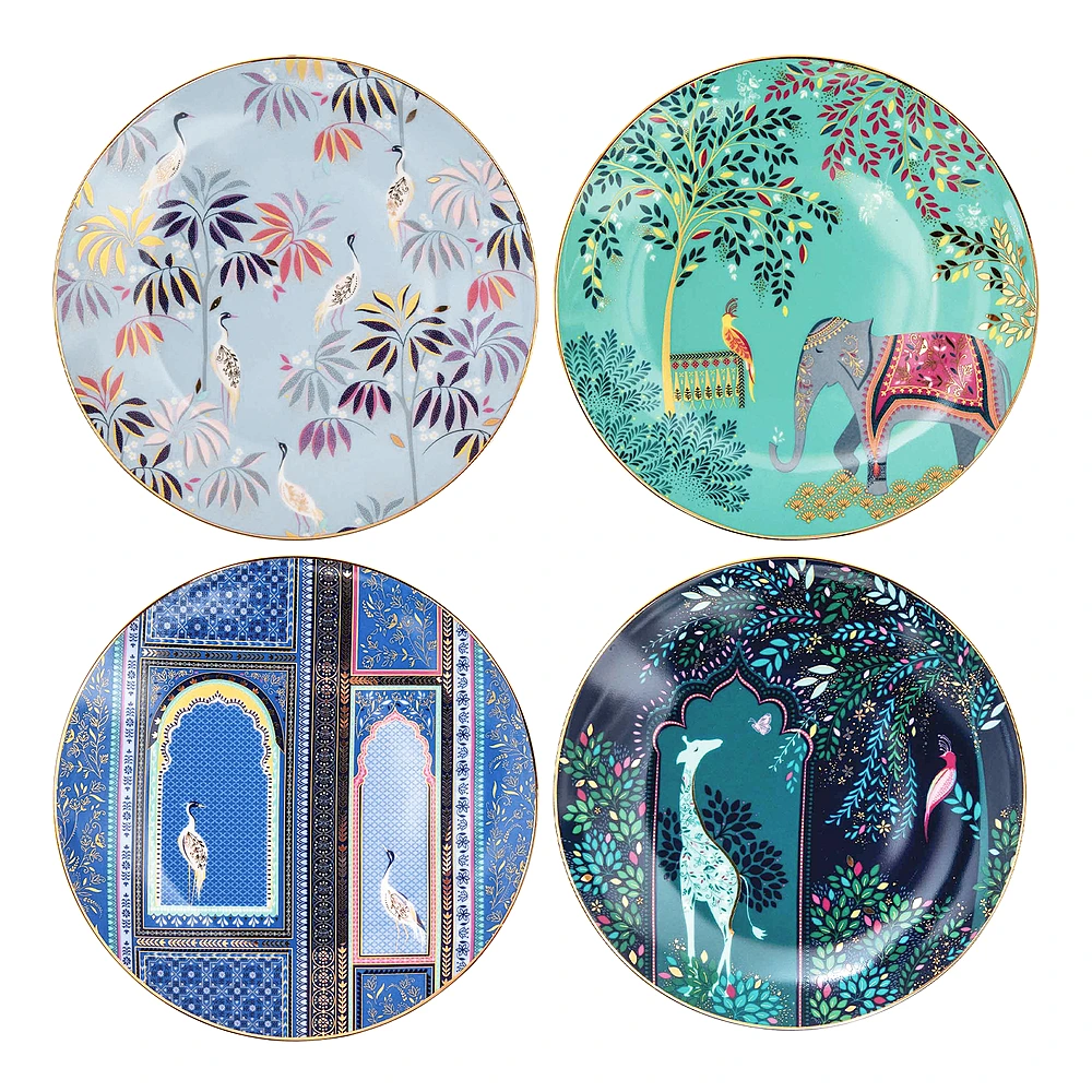 Набор из 4 закусочных тарелок Sara Miller London, 20,5 см от Portmeirion