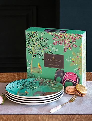 Набор из 4 закусочных тарелок Sara Miller London, 20,5 см