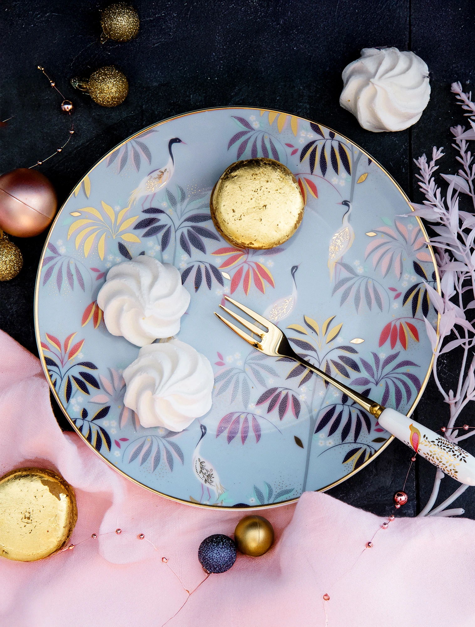 Набор из 4 закусочных тарелок Sara Miller London, 20,5 см