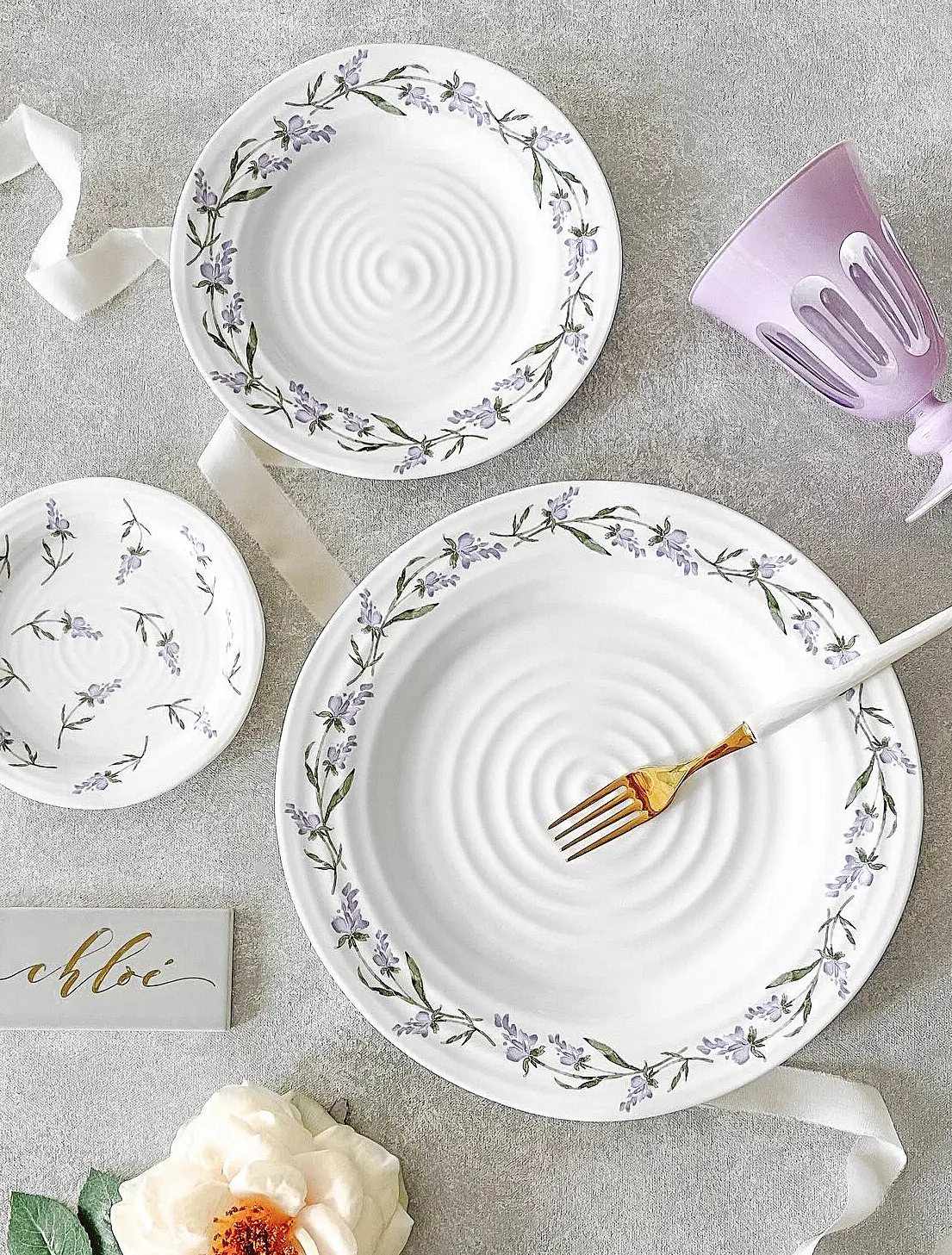 Закусочная тарелка Sophie Conran Lavandula, 20 см