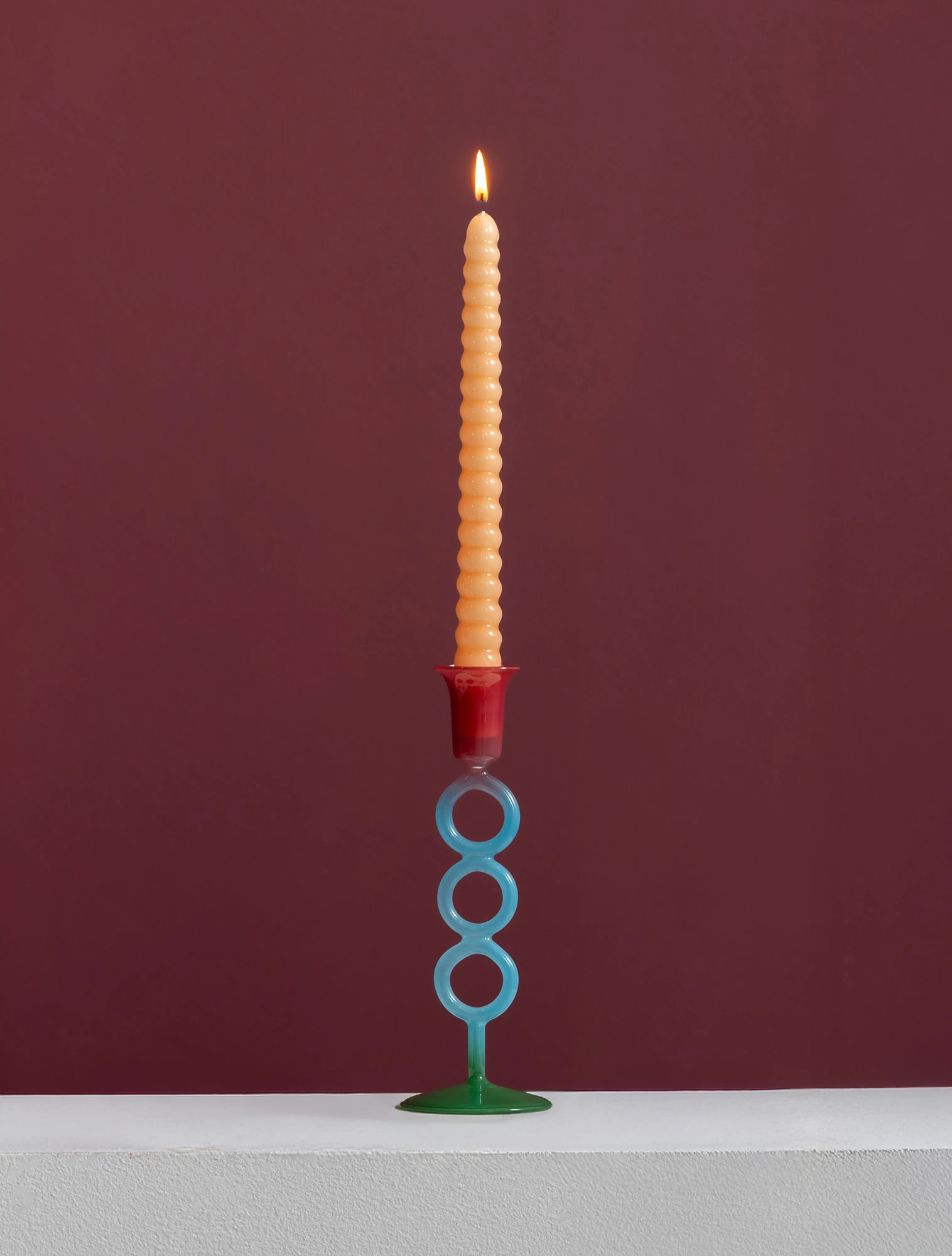 Подсвечник Anillo Vivo, 21 см