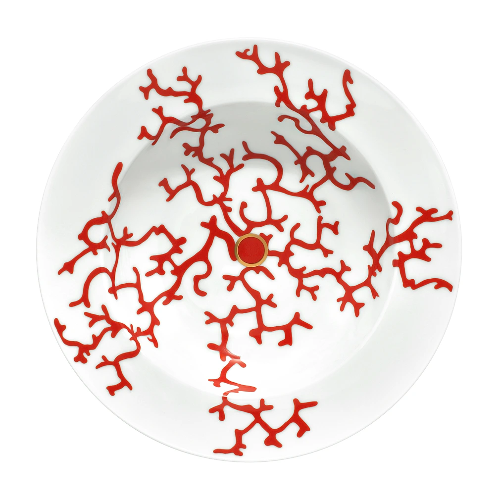 Суповая тарелка Cristobal Rouge, 24,5 см от Raynaud