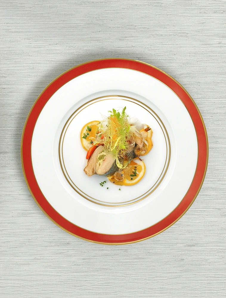 Обеденная тарелка Cristobal Rouge, 27 см от Raynaud