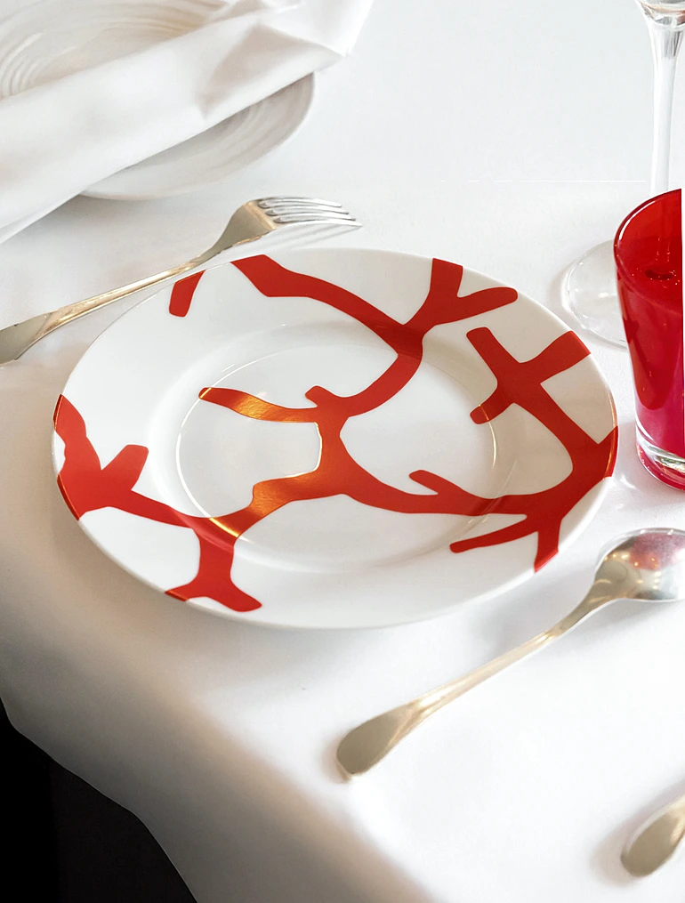 Закусочная тарелка Cristobal Rouge, 22 см от Raynaud