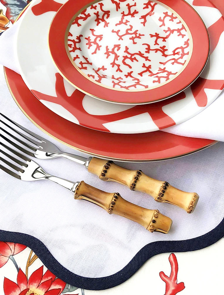 Закусочная тарелка Cristobal Rouge, 22 см от Raynaud