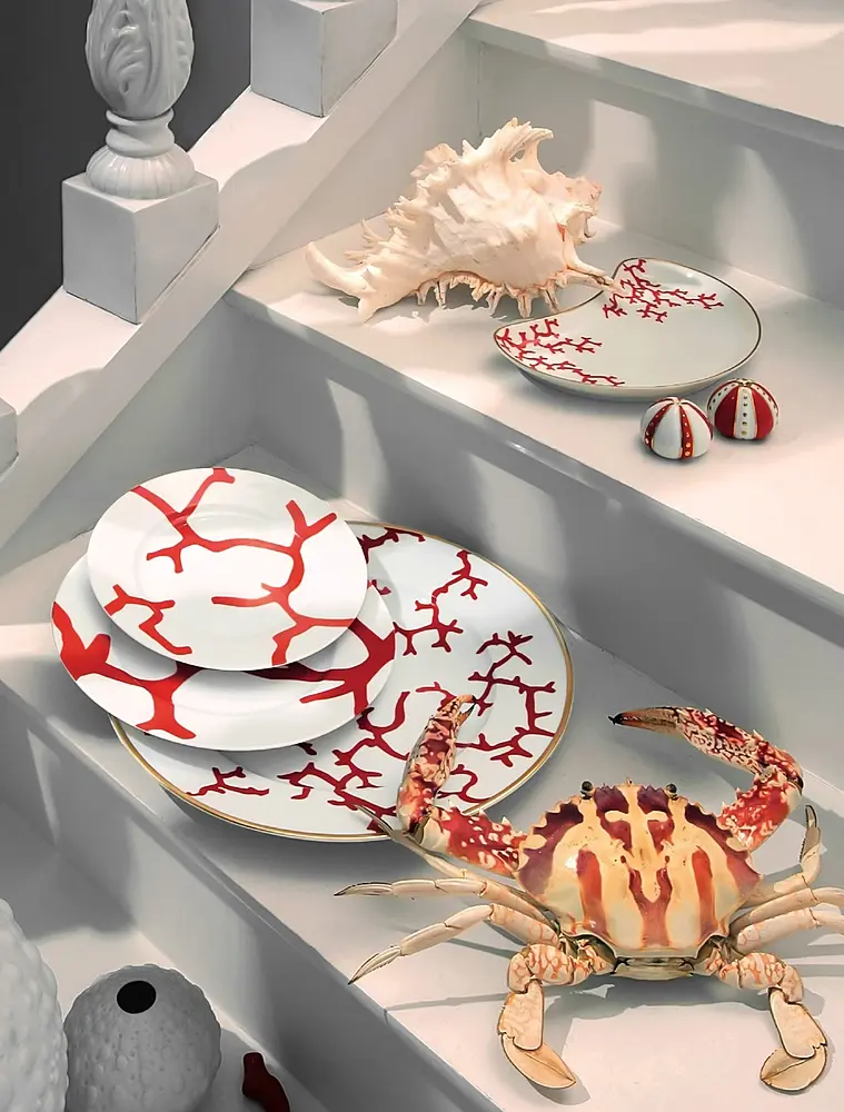 Закусочная тарелка Cristobal Rouge, 22 см от Raynaud