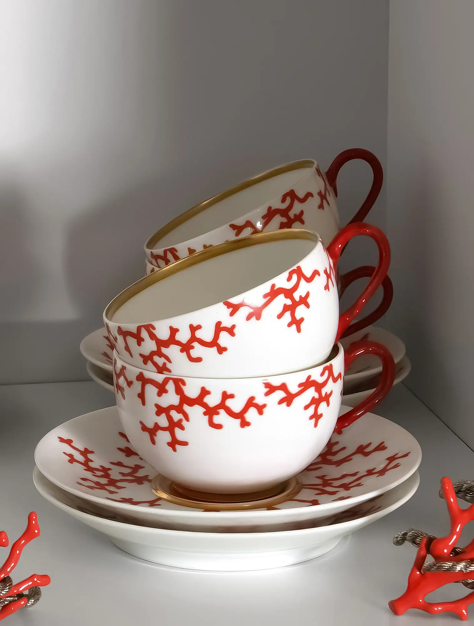 Чайная пара Cristobal Rouge, 250 мл