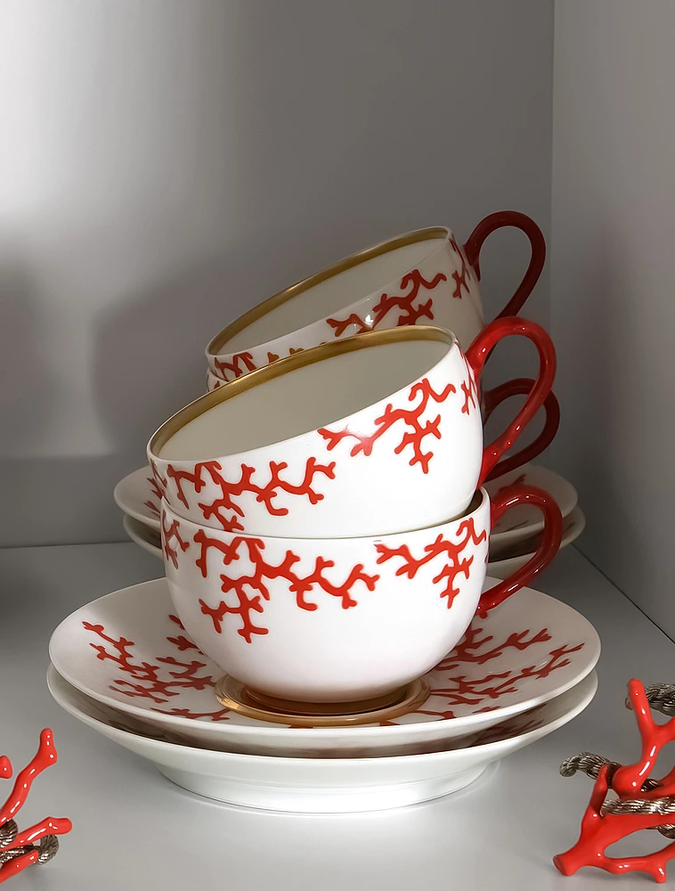 Чайная пара Cristobal Rouge, 250 мл от Raynaud