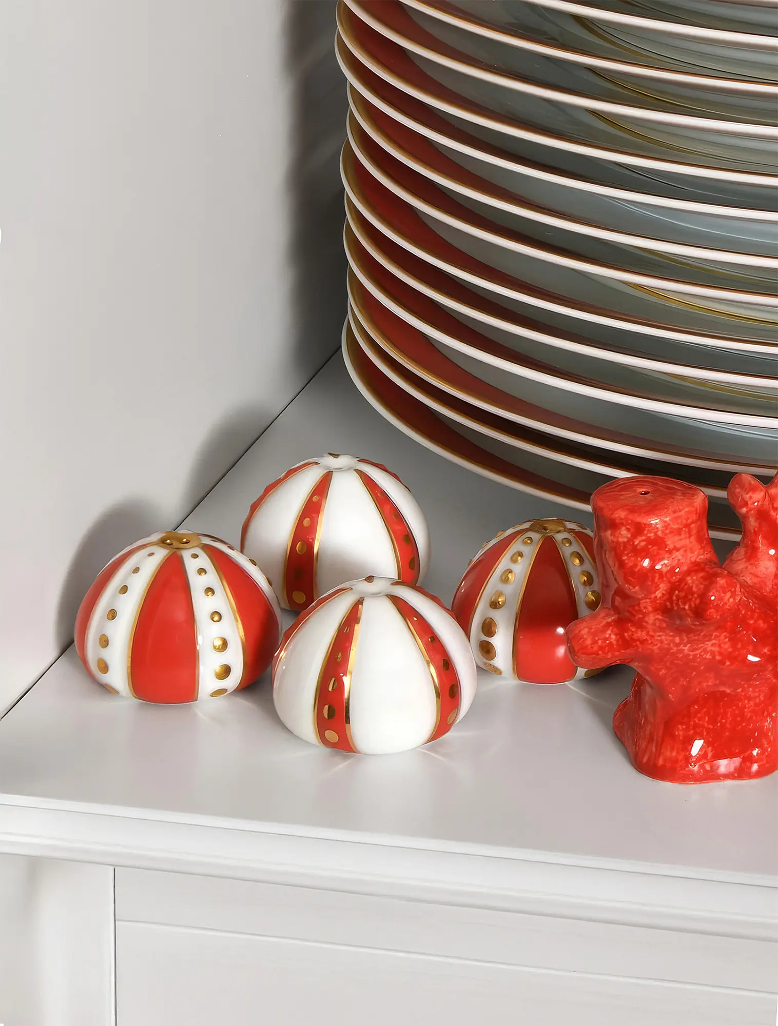 Набор из солонки и перечницы Cristobal Rouge, 3,5 см