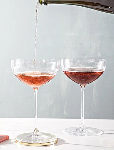 Набор из 2 бокалов для шампанского и мартини Moscato, 240 мл