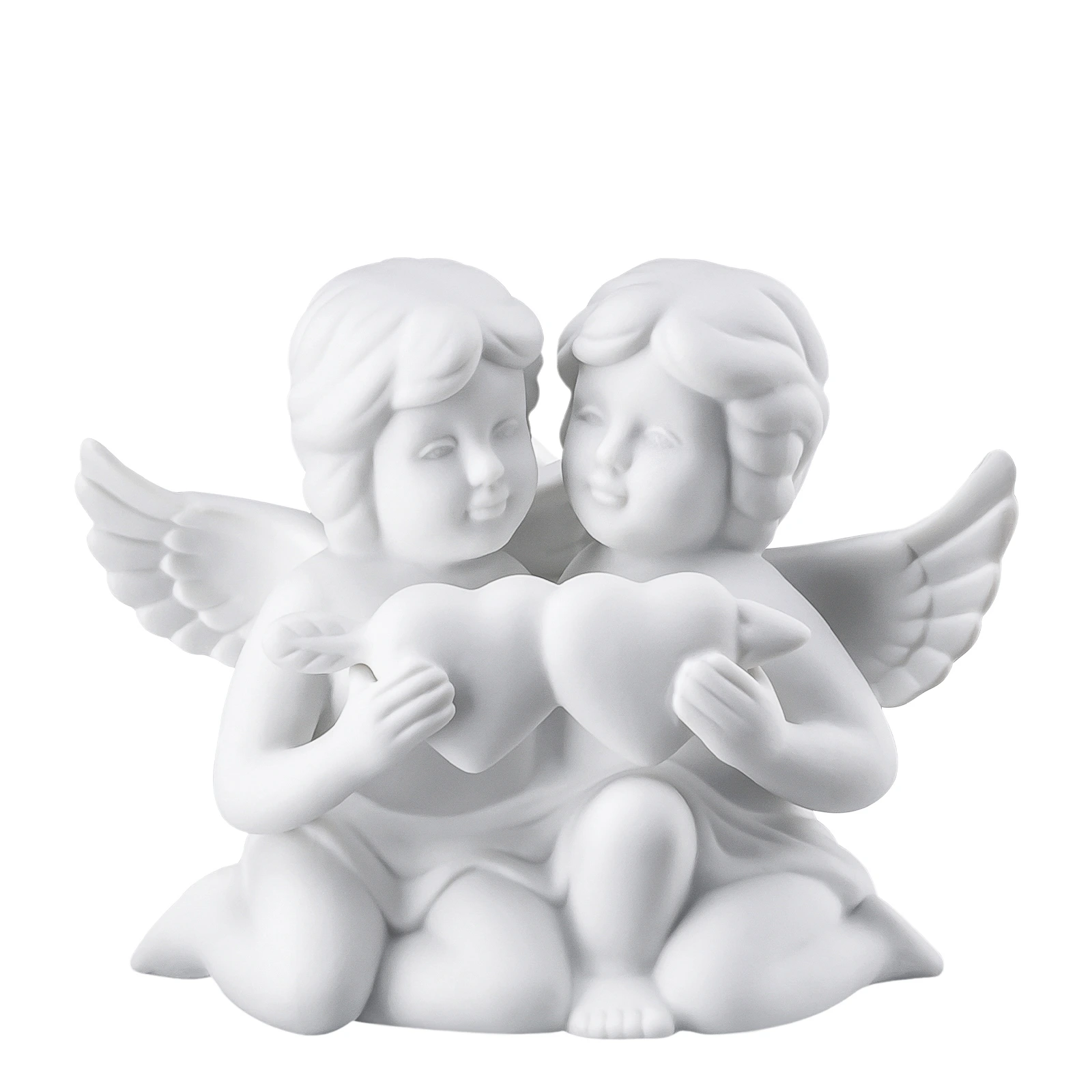 Статуэтка «Пара ангелов с сердцем», 8 см