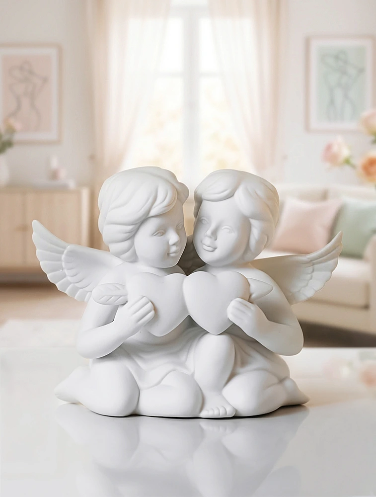 Статуэтка «Пара ангелов с сердцем», 8 см от Rosenthal