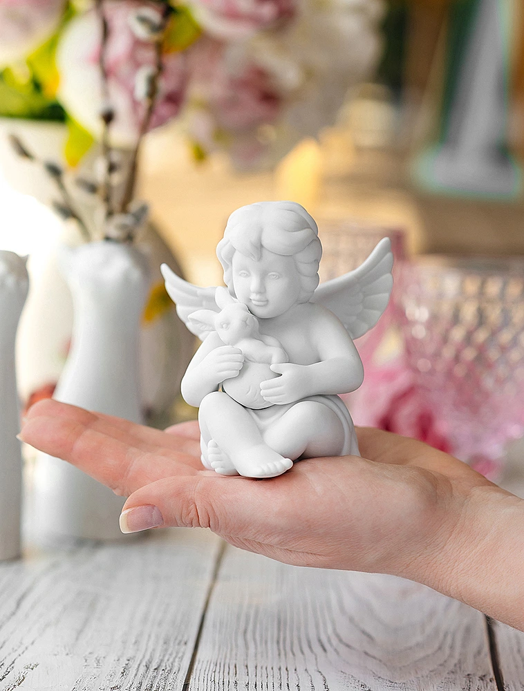 Статуэтка «Ангел с кроликом», 10 см от Rosenthal
