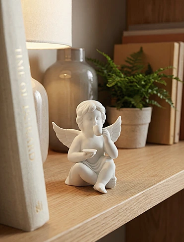 Статуэтка “Ангел с кофейной чашкой”, 11 см
