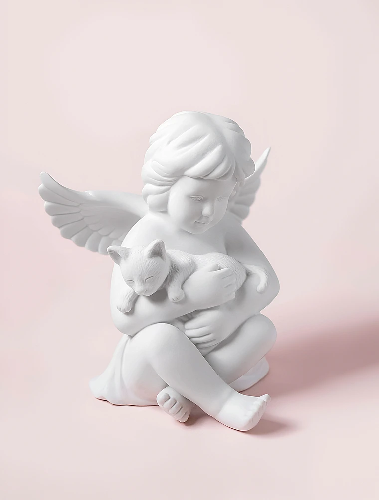 Статуэтка “Ангел с котиком”, 10,5 см от Rosenthal