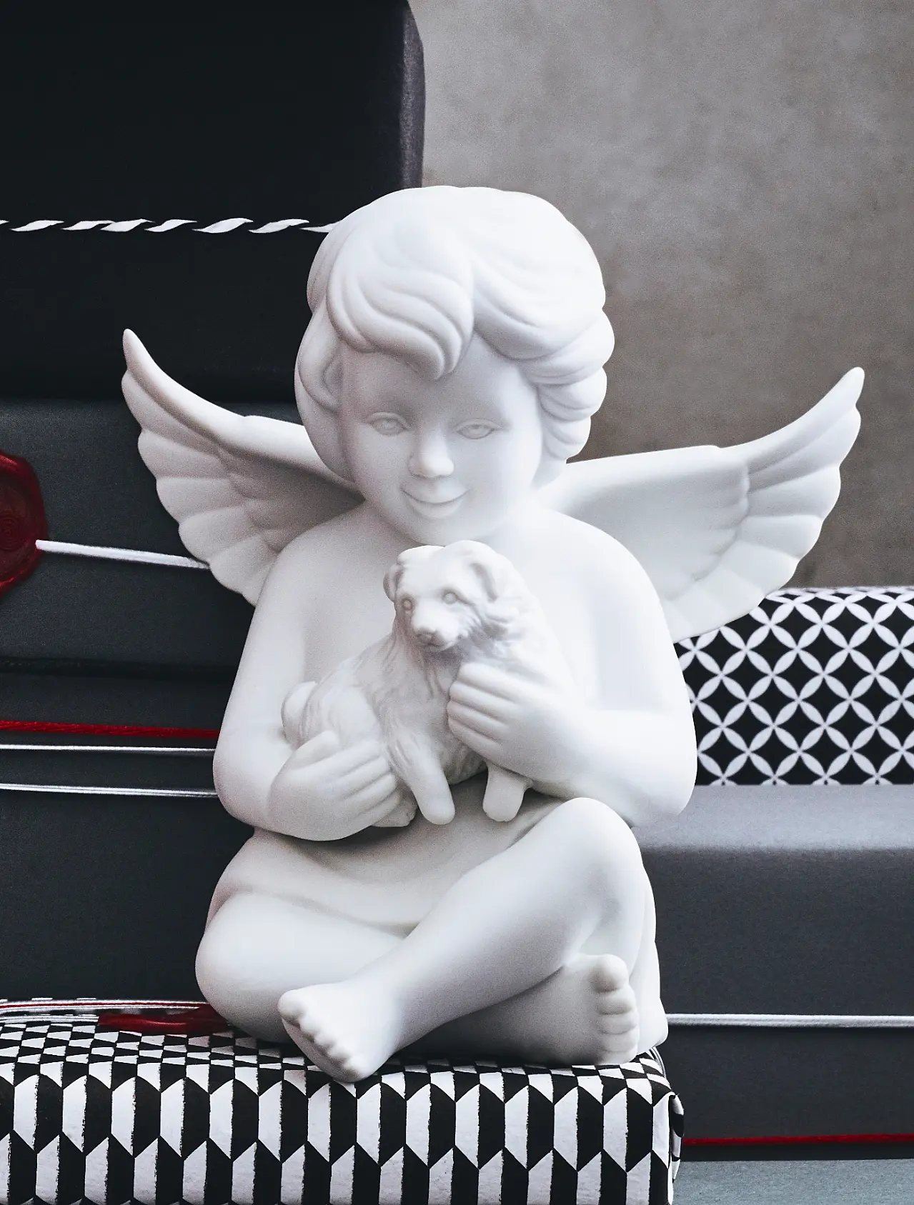Статуэтка “Ангел с собачкой”, 10 см